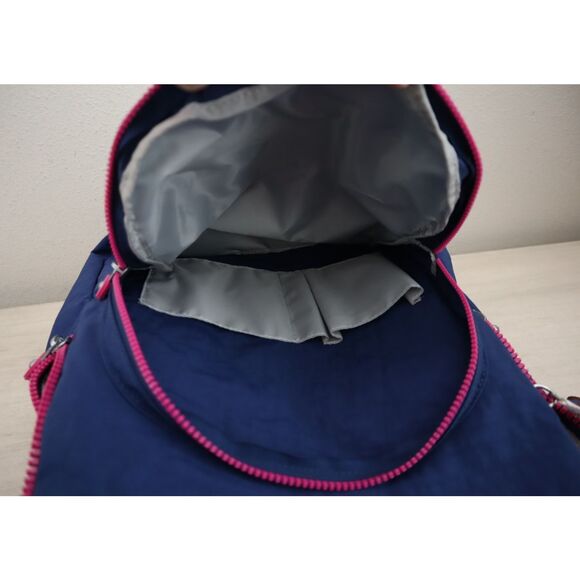 Kipling KIA5L4-I2Y Women's Admiral Blue/Purple 15" Laptop Seoul Backpack - Picture 6 of 16